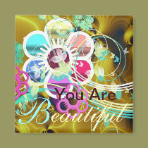 You Are Beautiful magnets