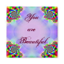 You are Beautiful_ Magnet by zazzlegirboy09 You are Beautiful_ Magnet