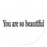You are beautiful sticker
