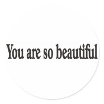 You are beautiful sticker by burntright You are beautiful sticker