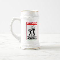 You Are Being Monitored - Office Humor Mug
