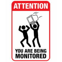 You Are Being Monitored - Office Humor t-shirts
