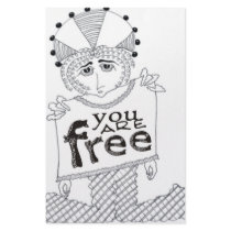 You Are Free stationery by naranjay You Are Free stationery