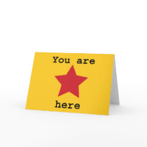 You are here card