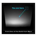 You are Here - First view of Earth posters