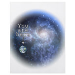 You are here full color flyer