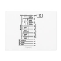 You Are Here (Geological Age Earth's History) Post Card