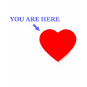 YOU ARE HERE Ladies Tee Shirt by Swisstoons YOU ARE HERE Ladies Tee Shirt