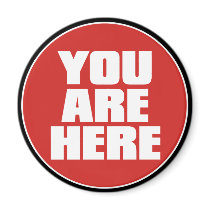 You Are Here Magnet by wislander You Are Here Magnet
