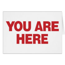 You Are Here - Red cards