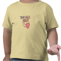 You are here ! t-shirts