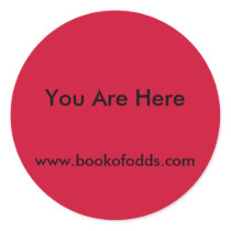 You Are Here stickers by BookOddsEnterprises You Are Here stickers
