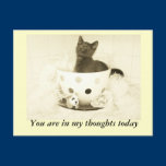 You are in my thoughts today postcards by KatAnnette You are in my thoughts today postcards