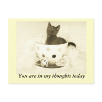 You are in my thoughts today postcards by KatAnnette You are in my thoughts today postcards