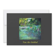 You are Invitated - DC Hydrangea Garden View Paint Invite