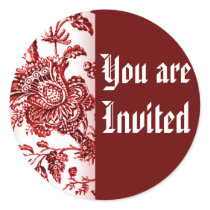 You are Invited Envelope Seals stickers