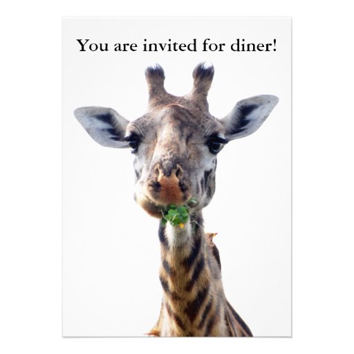You are invited for diner!