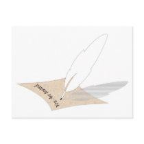 You Are Invited - Invitation Postcard by thehatch You Are Invited - Invitation Postcard