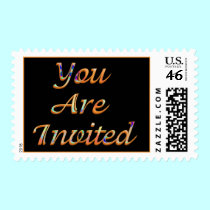 You Are Invited postage by DonnasGreetingCards You Are Invited postage