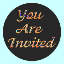 You Are Invited stickers by DonnasGreetingCards You Are Invited stickers