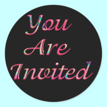 You Are Invited stickers by DonnasGreetingCards You Are Invited stickers