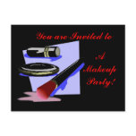 You are Invited to a Makeup Party! postcards