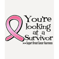 You are Looking at a Breast Cancer Survivor t-shirts