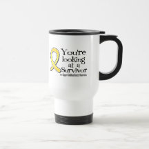 You are Looking at a Childhood Cancer Survivor Coffee Mug