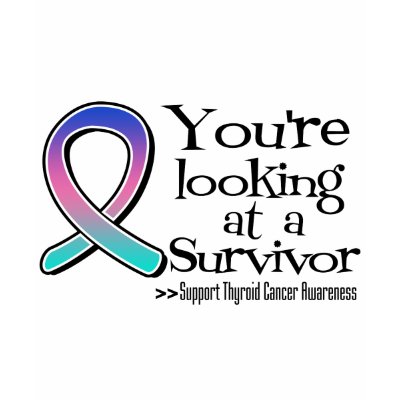 You are Looking at a Thyroid Cancer Survivor t shirts