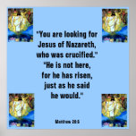 YOU ARE LOOKING FOR JESUS OF NAZARETH poster posters