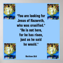 YOU ARE LOOKING FOR JESUS OF NAZARETH poster