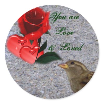 You are Love_ Sticker by ELENNE