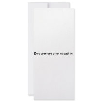 You Are My Everything rack cards