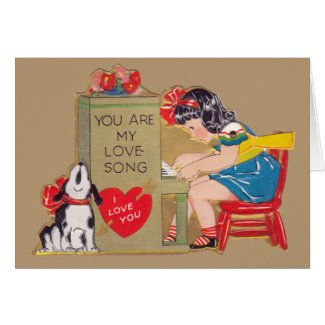 You are my Love Song Greeting Cards