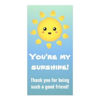 You are my Sunshine! Happy Sun Cartoon