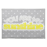 You Are My Sunshine Polka-Dot Placemat placemats