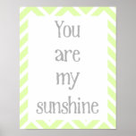 You Are My Sunshine Poster