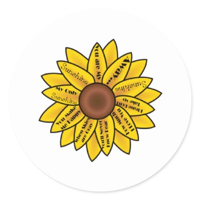 You are my Sunshine Stickers