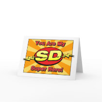 You Are My Super Hero Father's Day Card