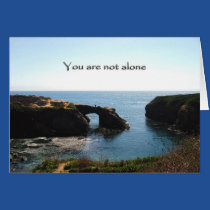 You Are Not Alone Encouragement cards