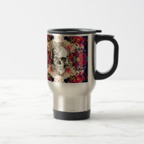 You are not here Day of the Dead floral art mugs