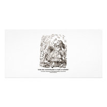 You Are Nothing But A Pack Of Cards Personalized Photo Card