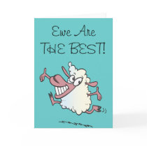 You Are The Best Ewe Pun Sheep Card