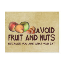 You are what you eat postcards by SillyShirts You are what you eat postcards