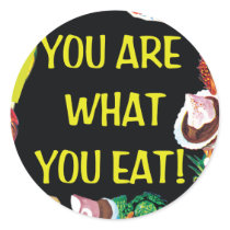 You Are What You Eat stickers