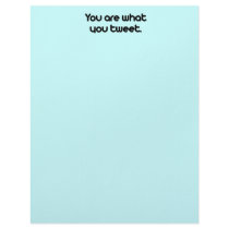 You are what you tweet letterhead