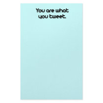 You are what you tweet stationery by TwitterShirts You are what you tweet stationery