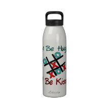 You Be Hugs I'll Be Kisses Reusable Water Bottle