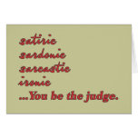 You Be the Judge cards