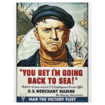 You Bet I'm Going Back To Sea! Flyer
